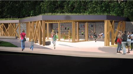 Vstopni objekt v Tolminska korita_vizualizacija (Vir Kreadom) (4)